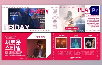 Download Modern Music Slides for Premiere <span class='badge badge-warning'>Pro</span> (Videohive 53667981)
