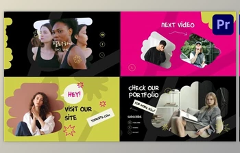Download Youtube Slides | Premiere <span class='badge badge-warning'>Pro</span> MOGRT (Videohive 53653527)