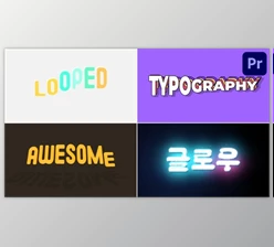 Download Colorful Looped Typography for Premiere Pro (Videohive 53653487)