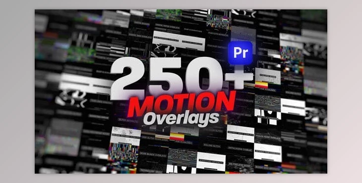 Download Animated Motion Overlays Pack For Premiere Pro (Videohive 53747485)