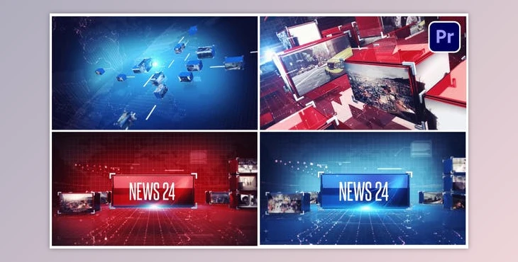 Download News Broadcast Opener (Videohive 53747535)