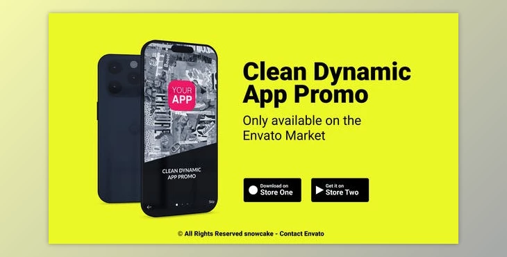 Download Clean Dynamic App Promo (Videohive 53687662) - AE Project