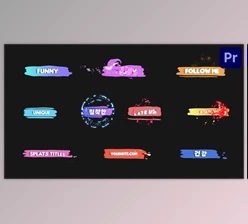 Download Cartoon Liquid Plate Titles for Premiere Pro (Videohive 53645338)