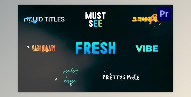 Download Liquid Titles for Premiere Pro (Videohive 53644631)