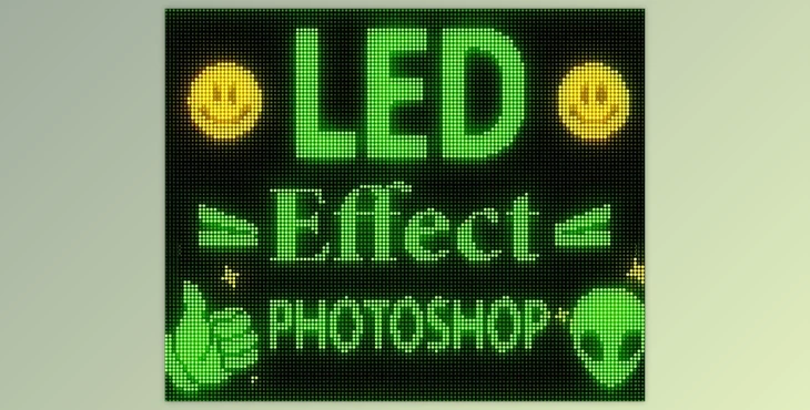 Download LED Effect Photoshop - 45506087