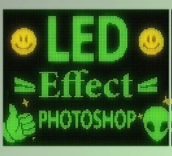 Download LED Effect Photoshop - 45506087