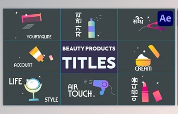 Download Beauty Products <span class='badge badge-warning'>Titles</span> for After Effects (<span class='badge badge-warning'>Videohive</span> 53708968) - AE Project