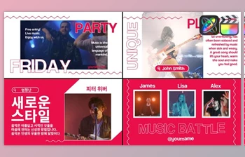 Download Modern Music Slides for <span class='badge badge-warning'>FCPX</span> (<span class='badge badge-warning'>Videohive</span> 53653160)