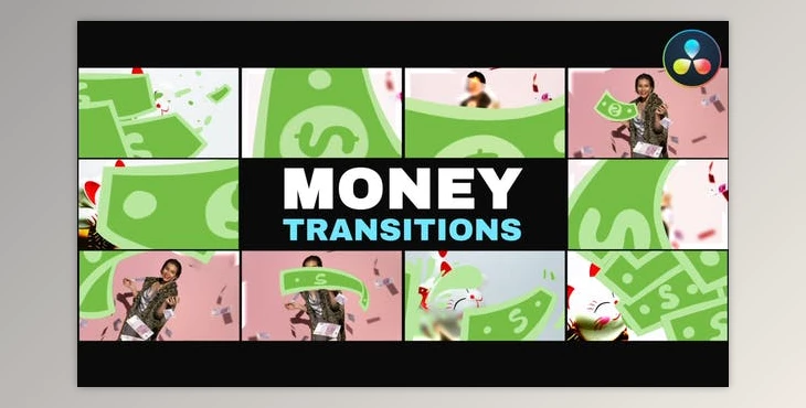 Download Money Transitions | DaVinci Resolve (Videohive 53644356)