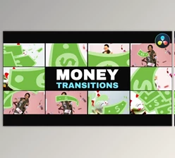 Download Money Transitions | DaVinci Resolve (Videohive 53644356)