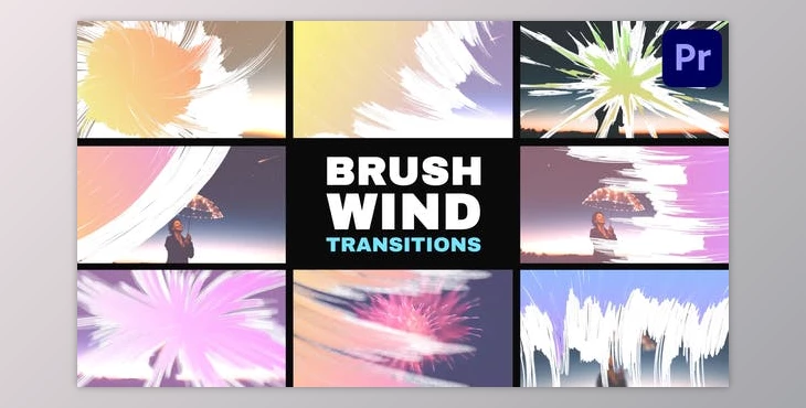 Download Brush Wind Transitions for Premiere Pro (Videohive 53686015)
