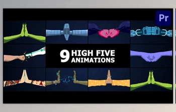 Download High Five Animations for <span class='badge badge-warning'>Premiere</span> <span class='badge badge-warning'>Pro</span> (Videohive 53685539)