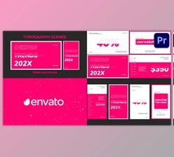 Download Dynamic Typography Scenes for Premiere Pro (Videohive 53688753)