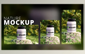 Download <span class='badge badge-warning'>3D</span> Nature Product Mockup plus Vertical (Videohive 53923001) - AE Project