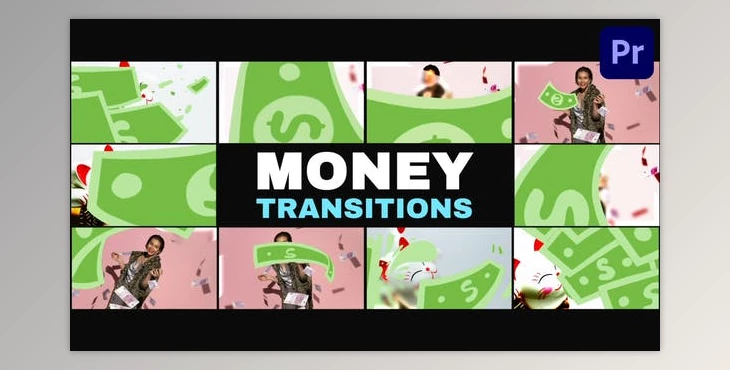 Download Money Transitions | Premiere Pro MOGRT (Videohive 53644267)