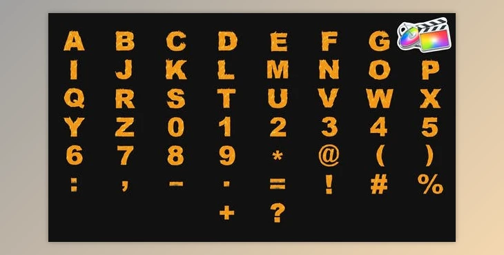 Download Cartoon Fire Typeface | FCPX (Videohive 53861465)