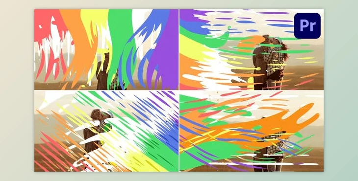 Download Rainbow And LGBTQ Seamless Transitions | Premiere Pro MOGRT (Videohive 53643527)