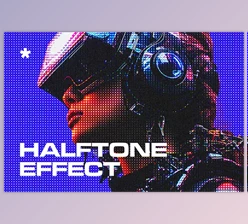 Download Bright Halftones Photo Effect - 280644809