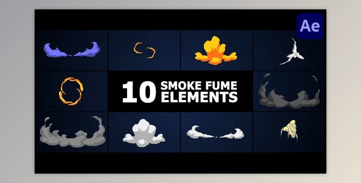 Download Smoke Fume Elements for After Effects (Videohive 54011341) - AE Project