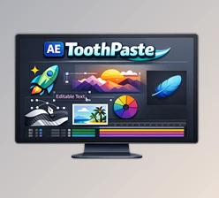  AE ToothPaste: SVG to Editable Shape Layers in After Effects by aescripts (v1.3.0)