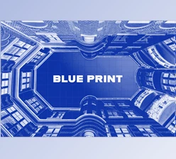 Download Blue Ink Print Photo Effect - 234739012