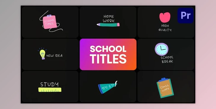 Download School Titles for Premiere Pro (Videohive 53901081)