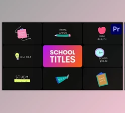 Download School Titles for Premiere Pro (Videohive 53901081)