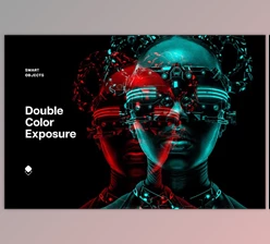 Download Double Color Exposure Photo Effect - 282724490