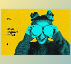 Download Color Engrave Photo Effect - 280354461