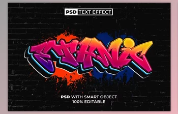 Download PSD Graffiti Text <span class='badge badge-warning'>Effect</span> <span class='badge badge-warning'>Gradient</span> Style - 280384419 - WKVJMBP
