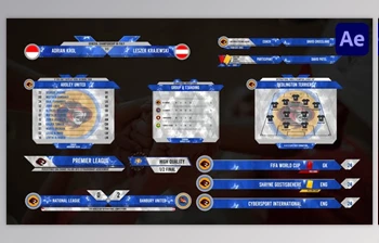Download Sport Lower Thirds for <span class='badge badge-warning'>After</span> <span class='badge badge-warning'>Effects</span> (Videohive 50344162) - AE Project