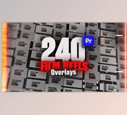 Download Animated Film Reel Overlays Pack For Premiere Pro (Videohive 53921941) - PR Project