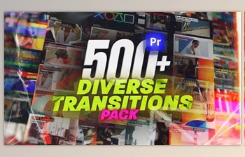 Download Diverse Transitions Pack for Premiere Pro: Glitch, <span class='badge badge-warning'>Film</span>, Light, Seamless, Collage, Paper (Videohive 54029369)