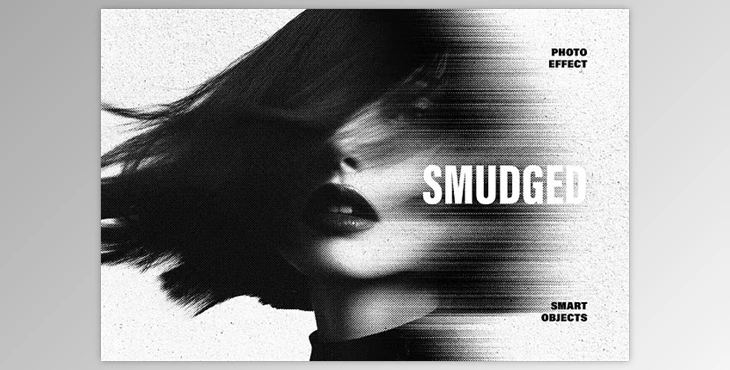 Download Smudged Duotone Photo Effect - 283112504