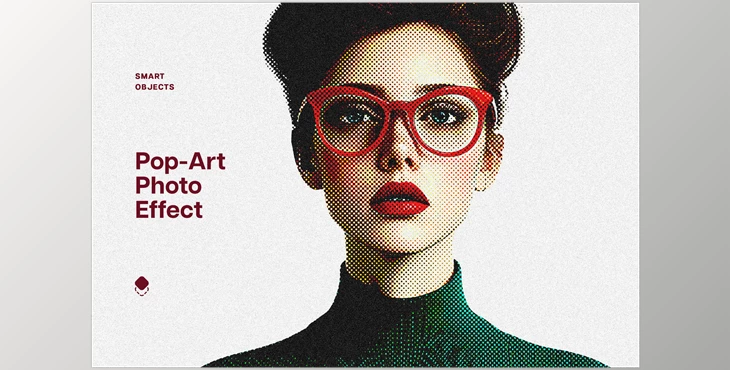 Download Dotted Pop Art Photo Effect 283650612