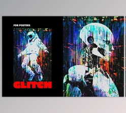 Download Glitch Pixels Screen Photo Effect - 283650406