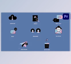 Download Social Media Interface Icons And Titles for Premiere Pro (Videohive 53757396)