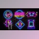 Download Neon Arcade Titles (Videohive 53744306)