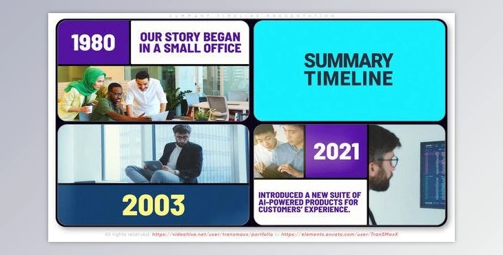 Download Summary Timeline Presentation (Videohive 54208219) - AE Project