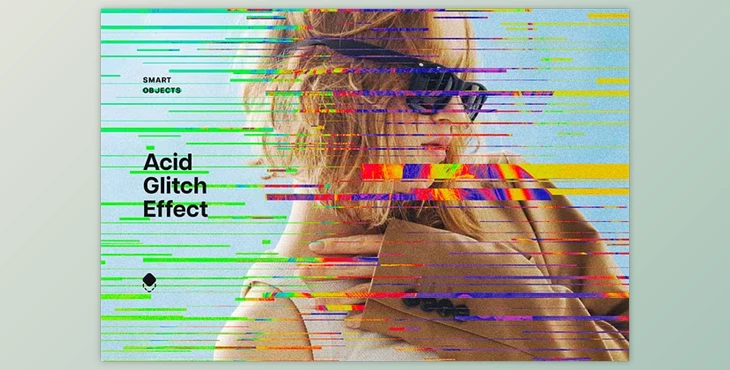 Download Acid Glitch Photo Effect - 278460895