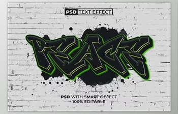 Download PSD Graffiti Text <span class='badge badge-warning'>Effect</span> Style - 244454822