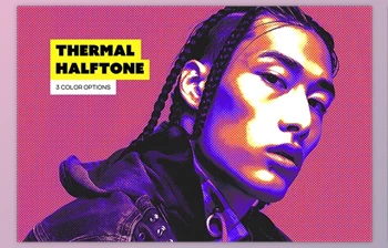 Download Thermal Halftone Photo <span class='badge badge-warning'>Effect</span> - 231741797