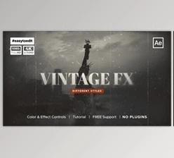 Download Vintage Fx Overlay (Videohive 54211943) - AE Project