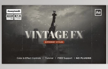 Download Vintage Fx <span class='badge badge-warning'>Overlay</span> (Videohive 54211943) - AE Project