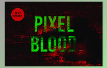 Download Bloody Pixel Text <span class='badge badge-warning'>Effect</span> - 283650642