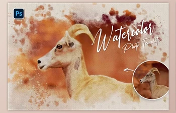 Download Watercolor Photo <span class='badge badge-warning'>Effect</span> - 283036588