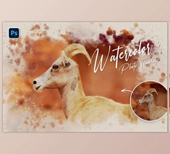 Download Watercolor Photo Effect - 283036588