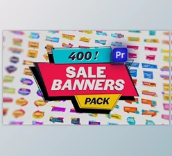Download Animated Sale Banners Pack for Premiere Pro (Videohive 54090327) - PR Project