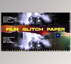 Premiere Pro Transitions by whiterecord | Film, Glitch, Paper (Videohive 48484295) - PR Project