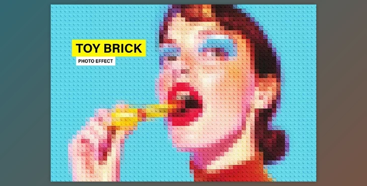 Download Toy Brick Photo Effect - 282724456